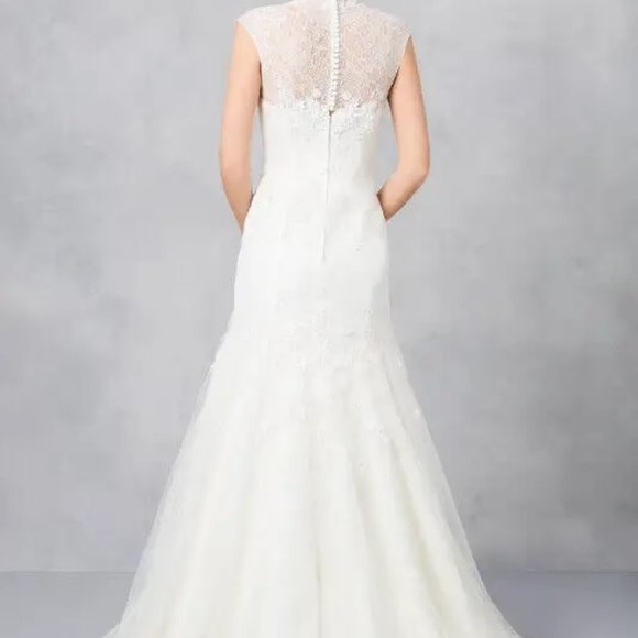 Melissa Sweet Ivory Wedding Dress- Size 12 - Picture 2 of 7